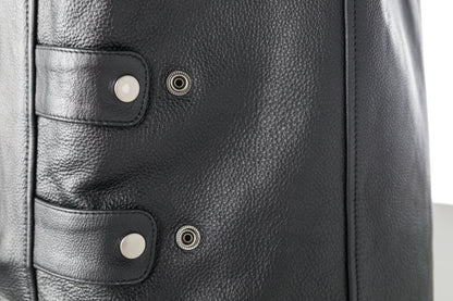 Kuryakyn Leather By River Road Plains Leather Vest Black - Small 094405 094405 User 3