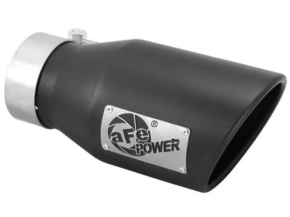 aFe Apollo GT Series 3in 409 SS Axle-Back Exhaust 2019 Ford Ranger 2.3L w/ Black Tips 49-43114-B 49-43114-B Photo - Close Up