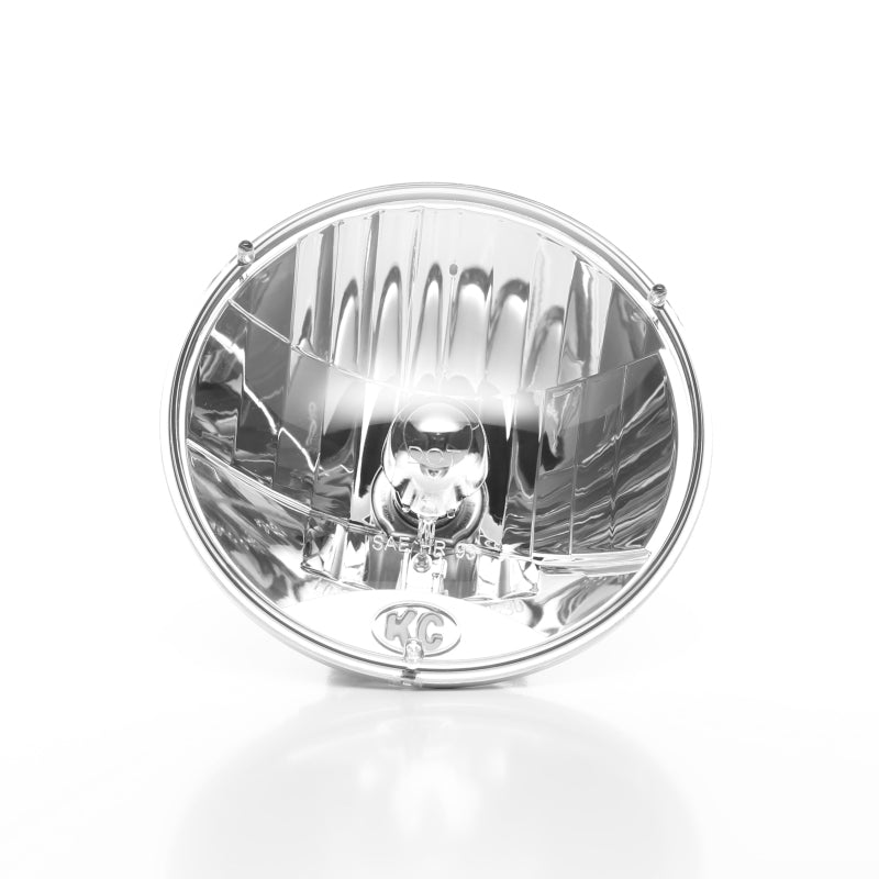 KC HiLiTES Universal/97-06 Jeep TJ 7in. Halogen H4 DOT Headlight 55/60w Lexan (Pair Pack System) 42301 42301 Photo - Primary