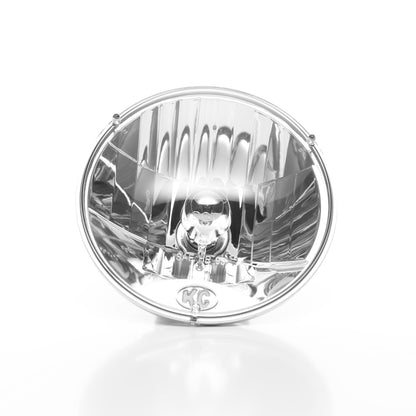 KC HiLiTES Universal/97-06 Jeep TJ 7in. Halogen H4 DOT Headlight 55/60w Lexan (Pair Pack System) 42301 42301 Photo - Primary