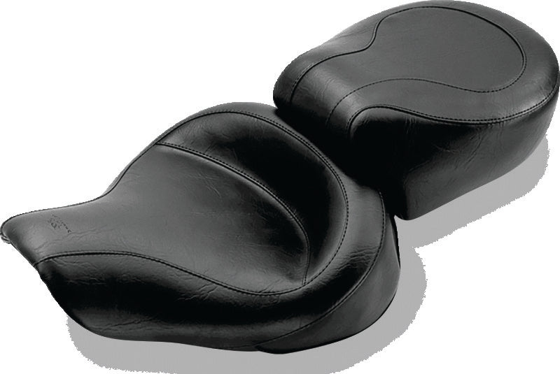 Mustang Motorcycle Mustang 91-05 Harley Dyna Wide Touring 1PC Seat - Black 75680 75680 Photo - Primary