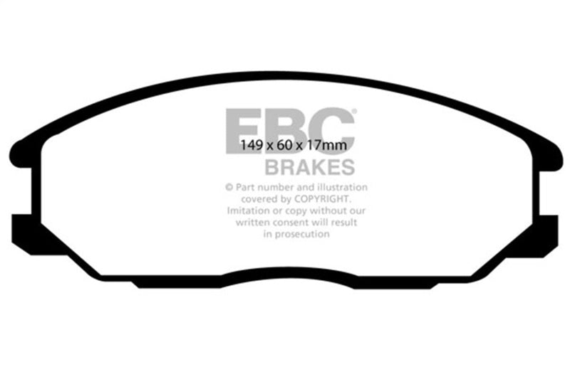 EBC Disc Brake Pad Set DP61332 Photo - Primary