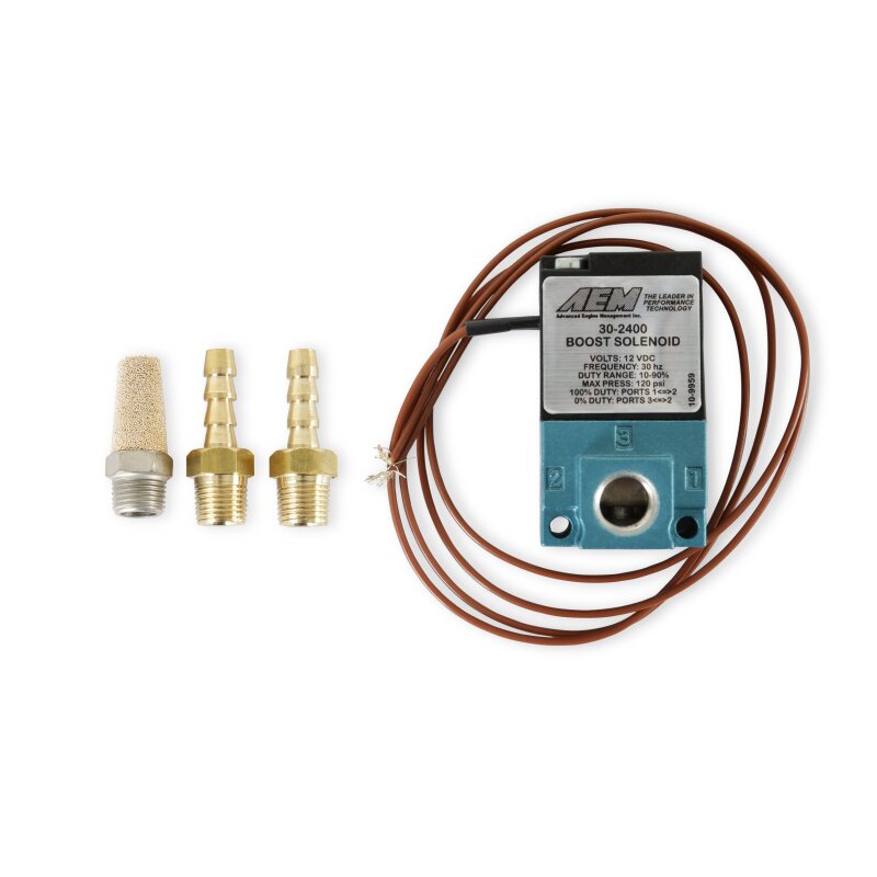 AEM Electronics Electronic Boost Control Solenoid Kit 30-2400 Photo - out of package