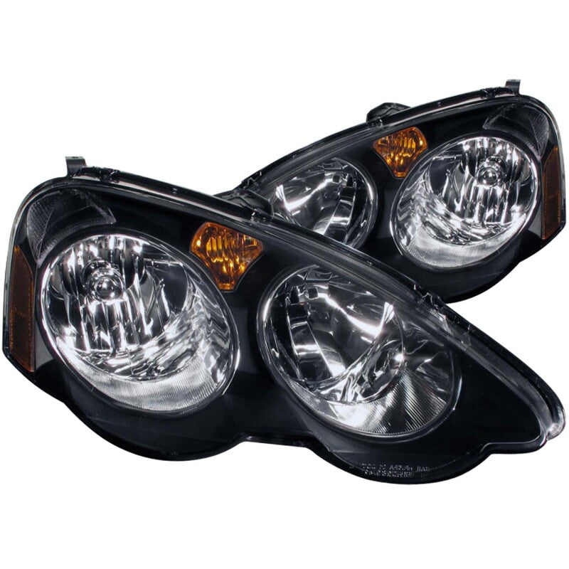 Anzo 2002-2004 Acura Rsx Crystal Headlights Black 121209 Photo - Primary