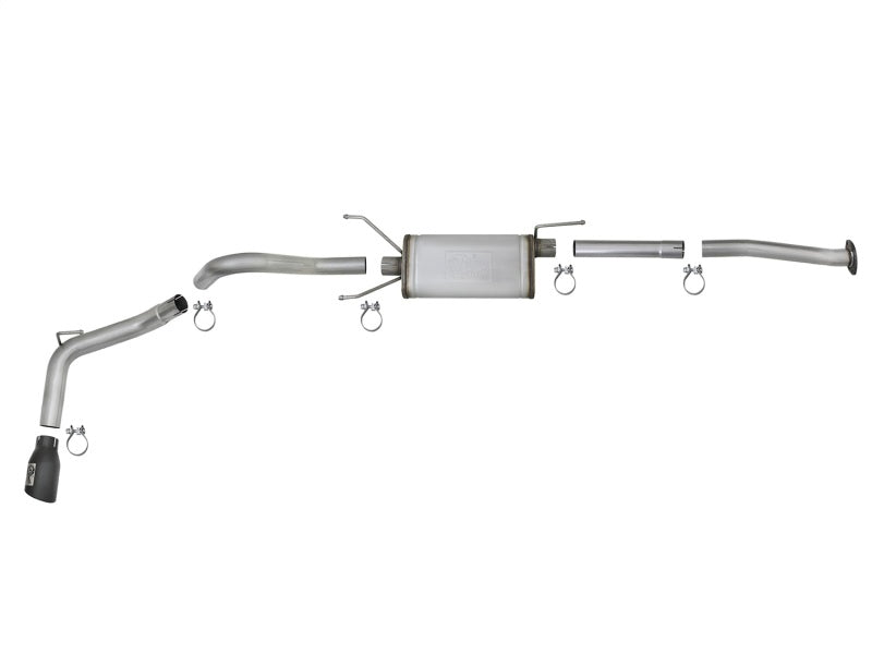 aFe Mach Force-Xp 2-1/2"-3" Stainless Steel Cat-Back Exhaust System 49-46042-B Photo - Unmounted