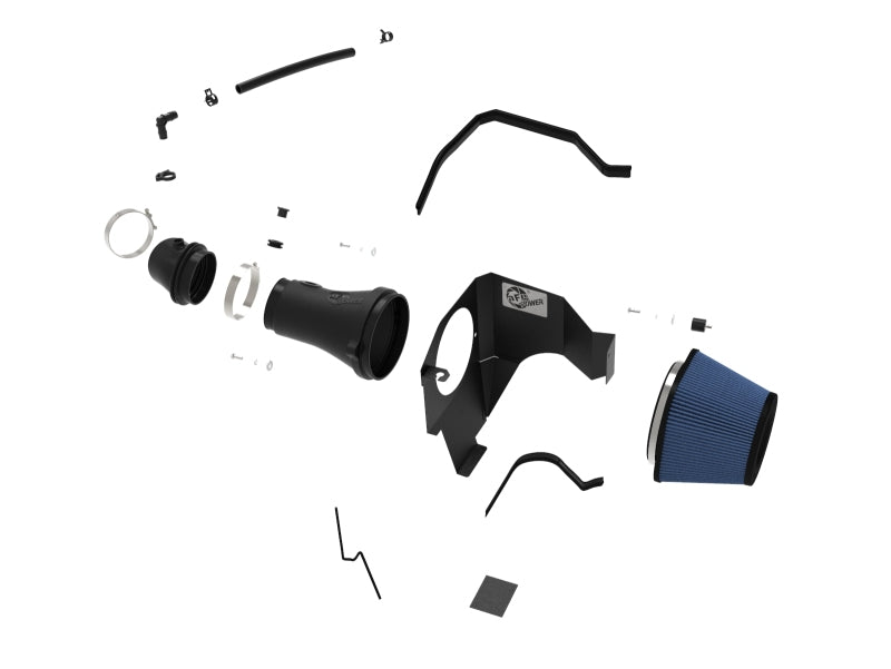 aFe 17-18 Dodge Challenger/Charger Magnum FORCE Stage-2XP Cold Air Intake System w/Pro DRY S- Black 54-12852R 54-12852R Photo - Unmounted