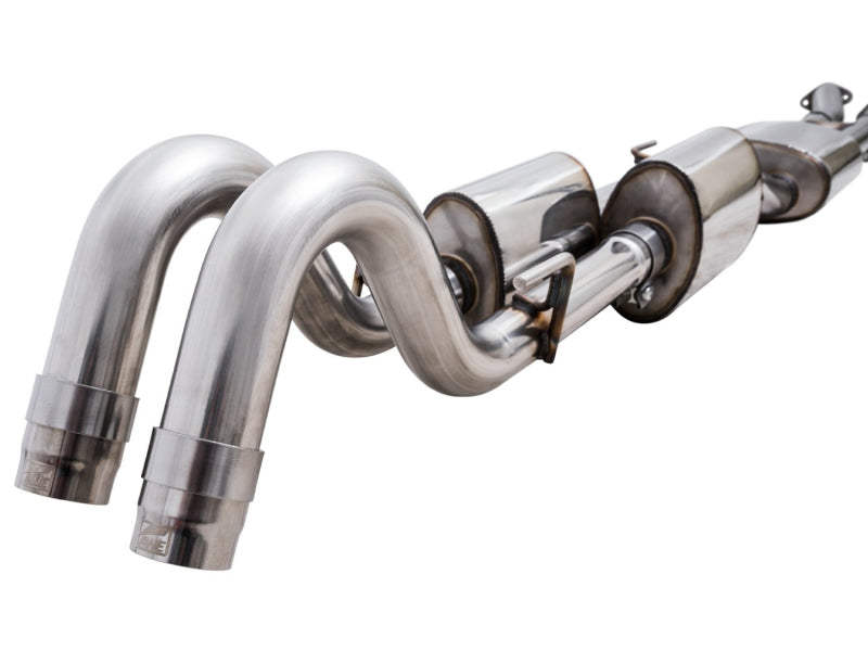 AWE Tuning AWE 16-22 Toyota Tacoma 0FG Catback Exhaust w/ BashGuard - Dual Diamond Black Tips 3015-33826 3015-33826 Photo - out of package