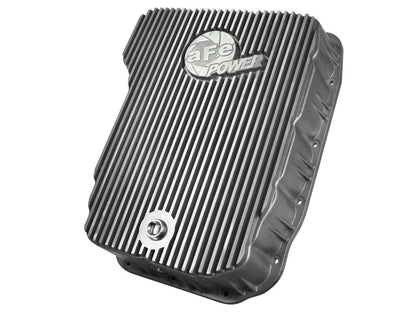aFe Transmission Pan, Machined Fins: Dodge RAM Diesel Trucks 07.5-12 L6-6. 46-70060 Photo - Primary