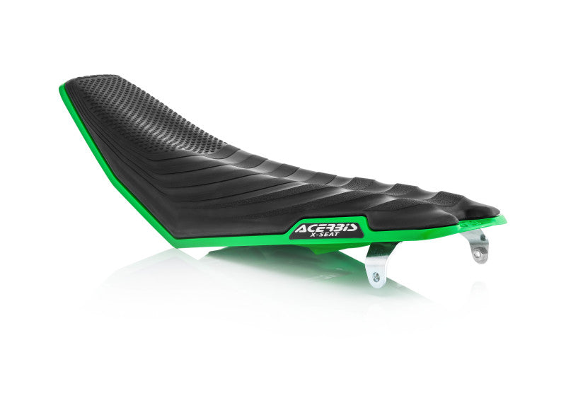 Acerbis 17-18 Kawasaki KX250F/ 19-20 KX250/ 16-18 KX450F X-Seat Soft - Black/Green 2464770001 2464770001 Photo - Primary