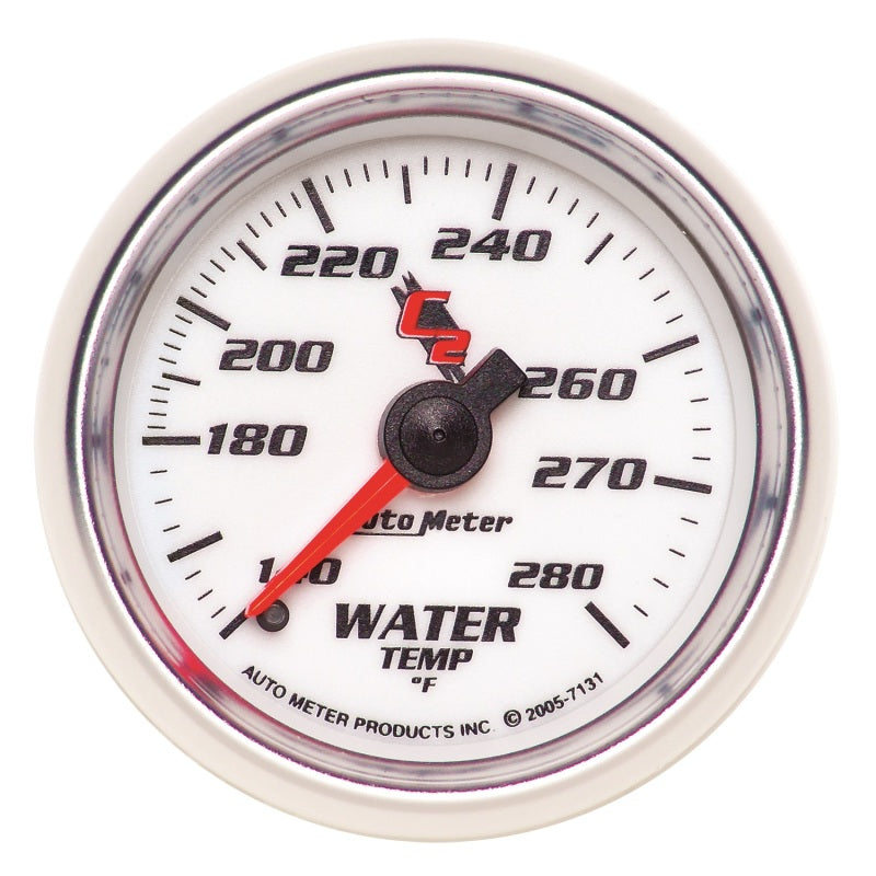 Autometer C2 52mm Mechanical 140-280 Deg F Water Temperature Gauge 7131 7131 Photo - Primary