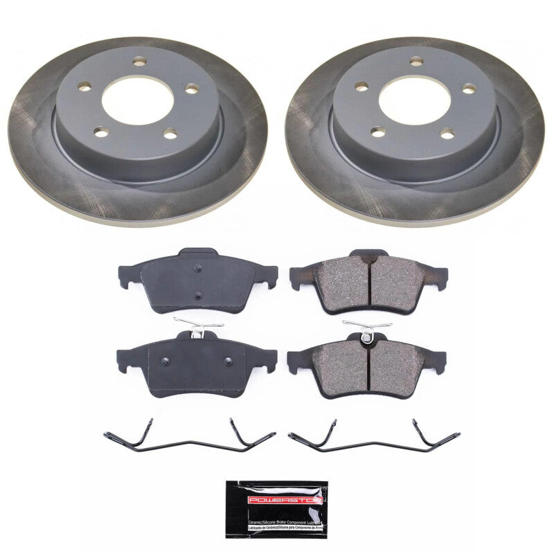 PowerStop Power Stop 06-13 Mazda 3 Rear Semi-Coated Rotor Kit SC123 SC123 Photo - Primary