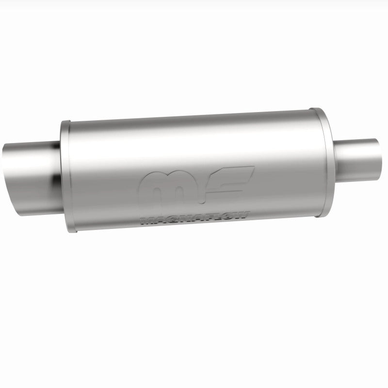 MagnaFlow 6" Round Center/Center Performance Muffler With Tip 14821 360 Degree Image Set