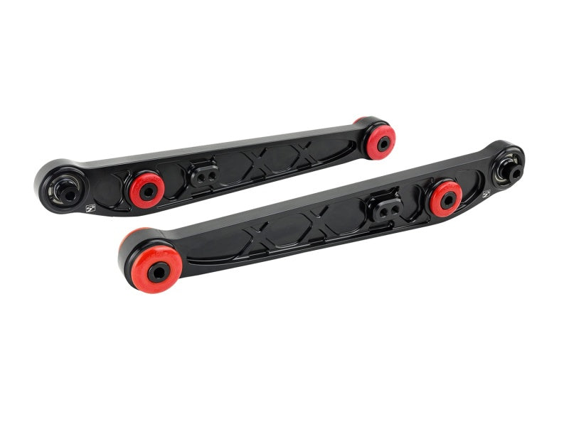 Skunk2 Black Alpha Series Rear Lower Control Arm Set - Honda/Acura EK 542-05-1295 Photo - Unmounted
