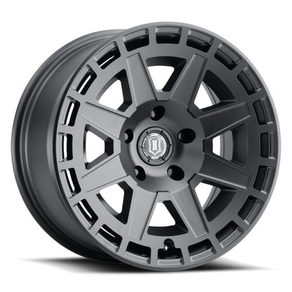 ICON Compass 17x8.5 6x5.5 0mm Offset 4.75in BS Satin Black Wheel 3217858347SB 3217858347SB Photo - Primary