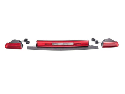 Raxiom 08-14 Dodge Challenger LED Tail Lights- Chrome Housing - Red/Clear Lens CH3005 CH3005 Photo - Close Up