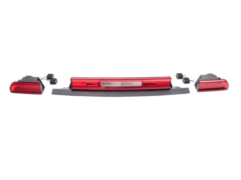 Raxiom 08-14 Dodge Challenger LED Tail Lights- Chrome Housing - Red/Clear Lens CH3005 CH3005 Photo - Close Up