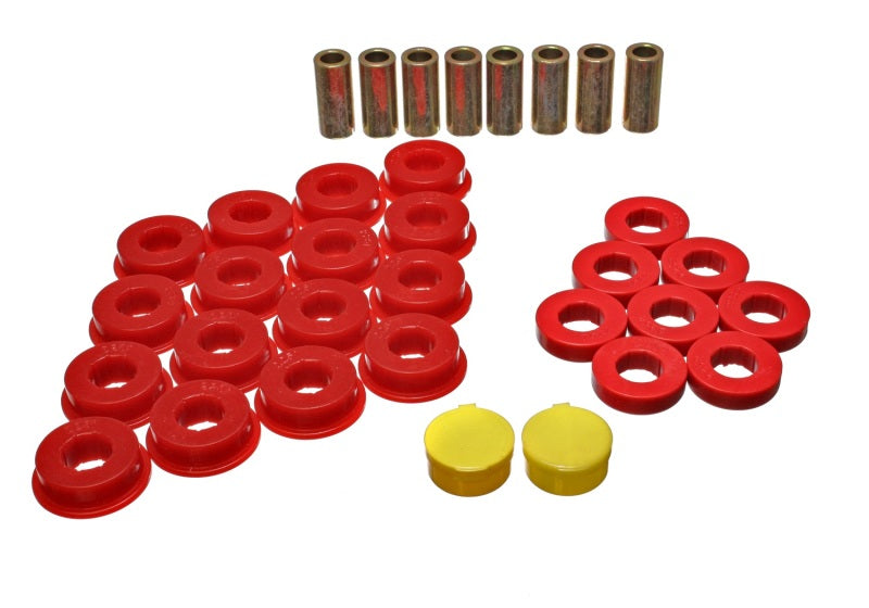 Energy Suspension Control Arm Bushing Set Red Mazda RX-7 All 1979-1985 11.3104R Photo - Primary