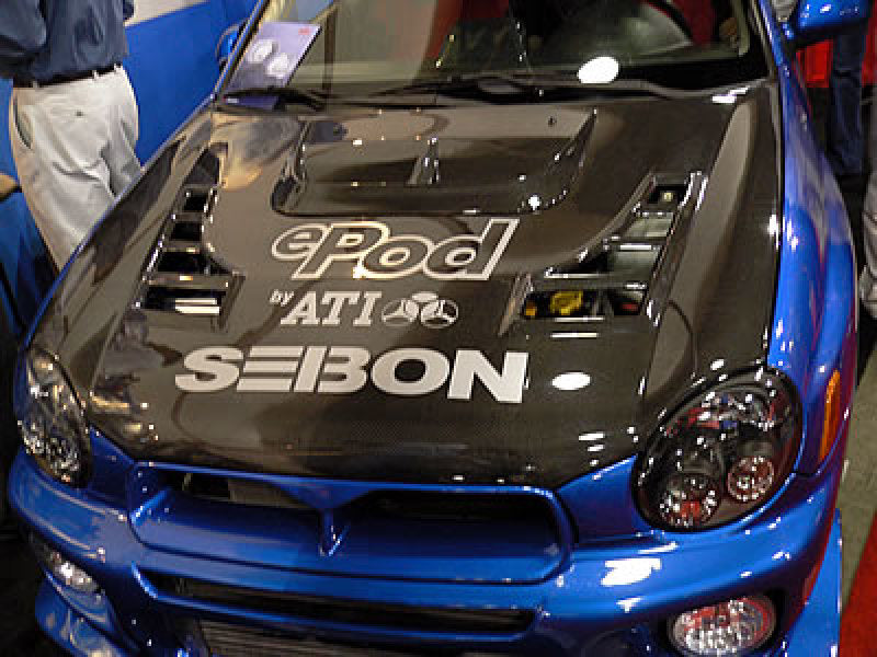 Seibon CW Carbon Fiber Hood Subaru Impreza / Wrx / Sti  2002-2003 HD0203SBIMP-CW Photo - Primary
