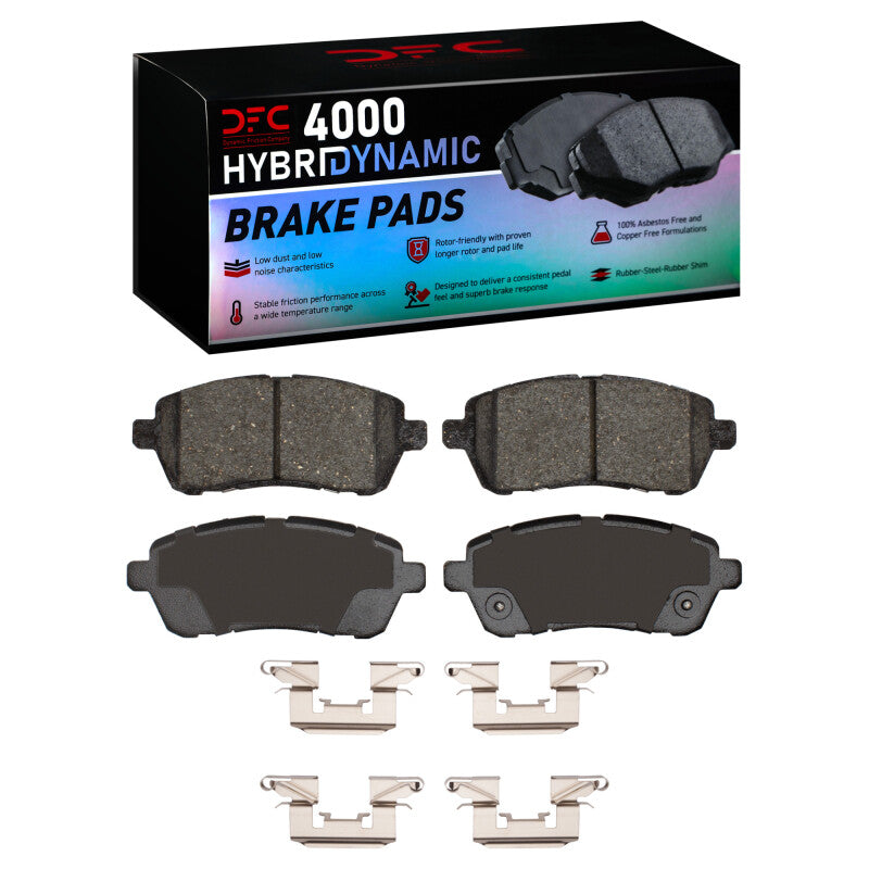 DFC DFC 4000 HybriDynamic Brake Pads Brakes, Rotors & Pads Brake Pads - OE main image