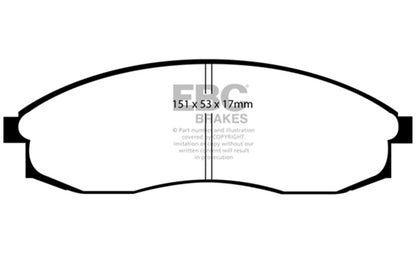 EBC Disc Brake Pad Set DP21082 Photo - Primary