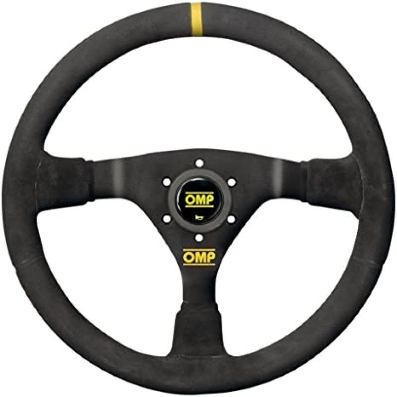 OMP WRC Steering Wheel - Large Leather (Black) OD0-1980-071 OD0-1980-071 Photo - Primary