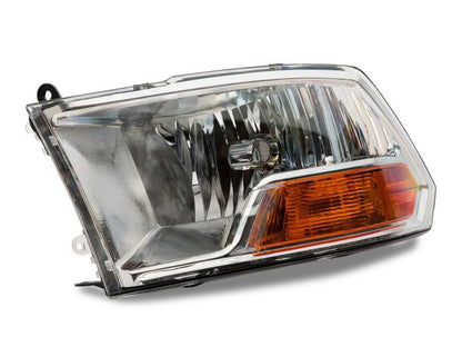 Raxiom 09-18 Dodge RAM 1500 Axial OEM Rep Headlights w/ Single Bulb- Chrome Housing (Clear Lens) R118018 R118018 Photo - Close Up