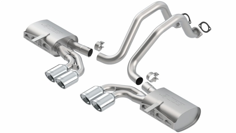Borla 97-04 Chevrolet Corvette 5.7L 8cyl Touring SS Catback Exhaust 140426 140426 Photo - Primary