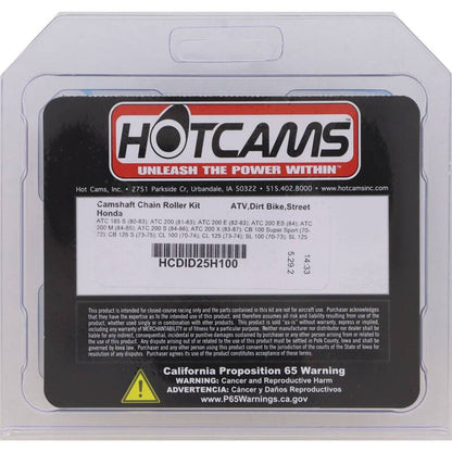 Hot Cams 80-83 ATC 185 S/81-83 ATC 200 Camshaft Chain Roller Kit HCDID25H100 HCDID25H100 Photo - Primary