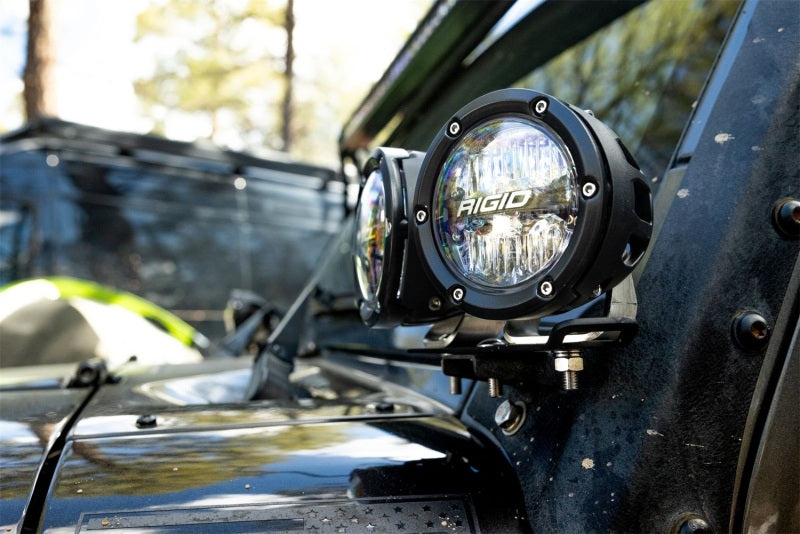 Rigid Industries 360-Series 4in LED Off-Road Drive Beam - RGBW (Pair) 36401 36401 Photo - Mounted