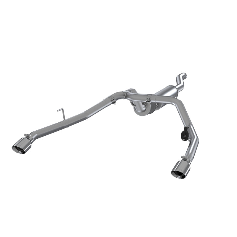 MBRP 20-  Jeep Gladiator 3.6L 2.5in Cat Back Exhaust MBRS5538AL S5538AL Photo - Primary