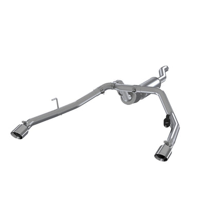 MBRP 20-  Jeep Gladiator 3.6L 2.5in Cat Back Exhaust MBRS5538AL S5538AL Photo - Primary