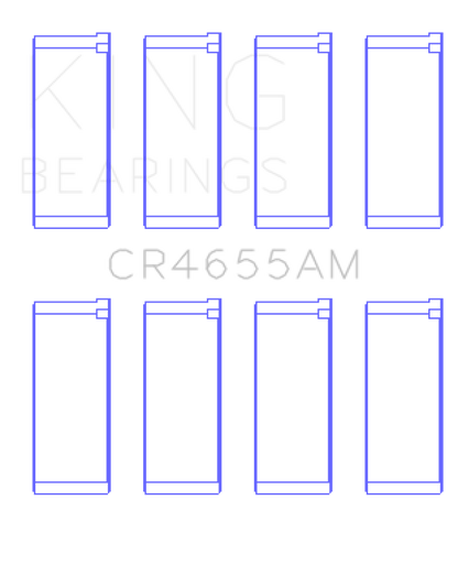 King Engine Bearings Hyundai G4Ed/G4Ae/G4Ek/G4Fk (Size +0.50mm) Connecting Rod Bearing Set CR4655AM0.5 CR4655AM0.5 Photo - Primary