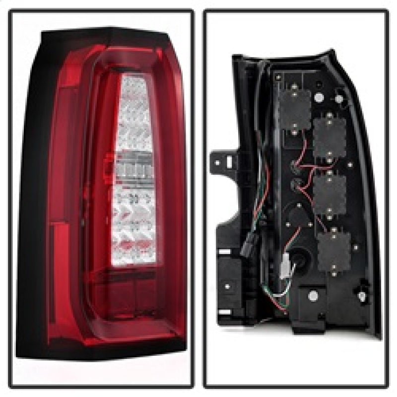 Spyder Chevy Tahoe / Suburban 15-17 LED Tail Lights - Red Clear (ALT-YD-CTA15-LED-RC) 5085085 5085085 Photo - Unmounted