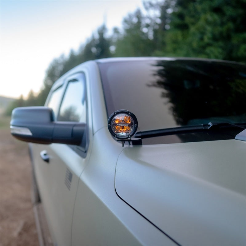 Rigid Industries 2019+ Dodge Ram 1500 A-Pillar LED Light Mounts 46717 46717 Photo - Primary