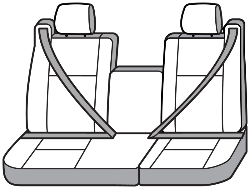 Covercraft 01-03 Ford F150 Polycotton SeatSaver Custom Front Row Seat Covers - Charcoal SS3341PCCH SS3341PCCH Photo - out of package