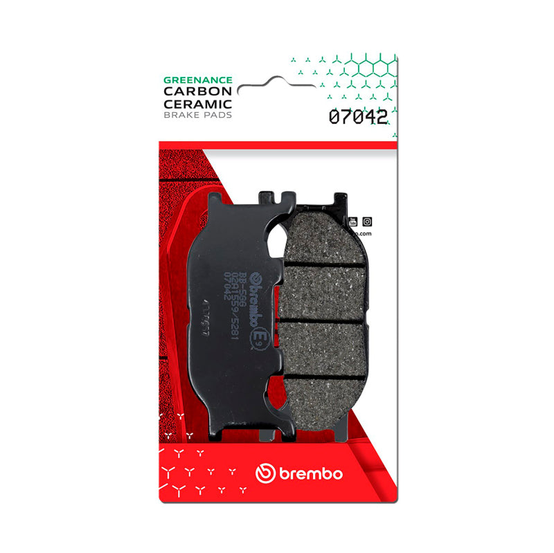 Brembo OE Italjet Jupiter/Mbk Skyliner/Yamaha Tmax/Yamaha Yp Carbon Ceramic Brake Pad - Front 07042 07042 User 1