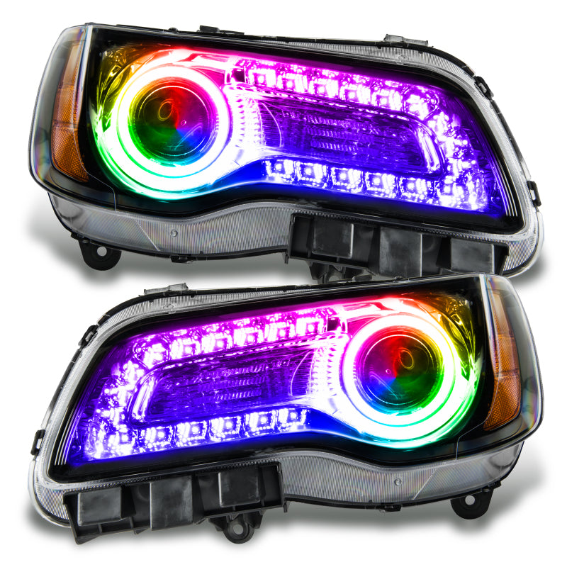 ORACLE Lighting Oracle 11-14 Chrysler 300C SMD HL Black - NON HID - ColorSHIFT DRL - ColorSHIFT w/ Simple Controller 7731-504 7731-504 Photo - out of package