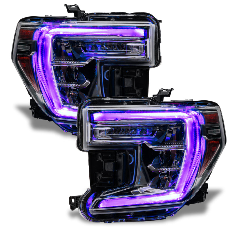 ORACLE Lighting Oracle 19-21 GMC Sierra 1500 RGB+W Headlight DRL Upgrade Kit - ColorSHIFT w/o Controller 1287-334 1287-334 Photo - Unmounted