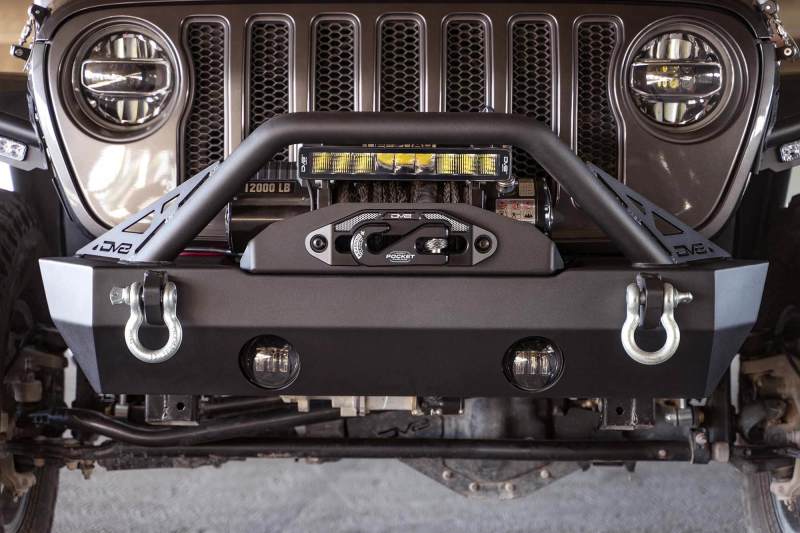 DV8 Offroad 07-23 Jeep Wrangler JK/JL & Gladiator JT FS-15 Series Front Bumper FBJL-05 FBJL-05 Photo - Unmounted