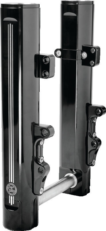 Performance Machine Dyna and M8 Softail Lower Leg Assembly 49mm  - Contrast Cut 0208-2177-BM 0208-2177-BM Photo - Primary