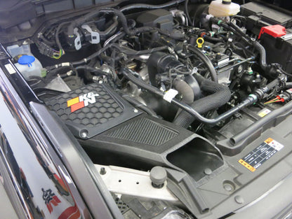 K&N Engineering K&N 2021+ Ford Bronco VL4-2.3L F/I Aircharger Performance Intake 63-2620 63-2620 Photo - Mounted