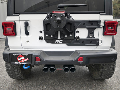 aFe Rebel Series 2-1/2" 304 Stainless Steel Cat-Back Exhaust System 49-38073-B Photo - Mounted