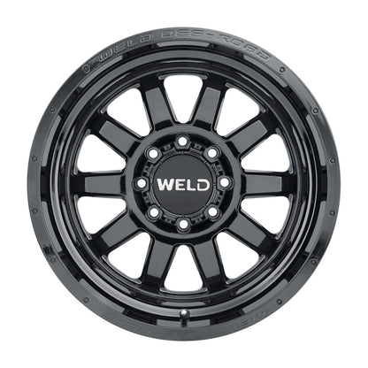 Weld Off-Road W168 20X9 Stealth 8X165.1 ET00 BS5.00 Gloss Black 125.1 W16809082500 W16809082500 Photo - Primary