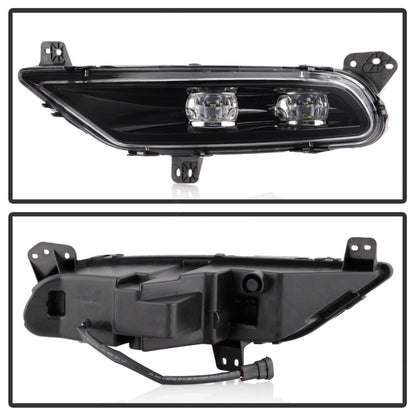 Spyder 15-19 Chrysler 300 OEM LED Fog Lights W/Switch- Clear FL-C30015-LED-C 5086952 5086952 Photo - Unmounted