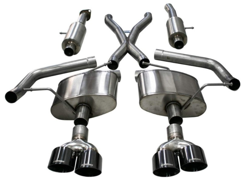 Corsa 18-20 Ford Mustang GT Convertible w/o Active Valves Sport Axle-Back w/ Black PVD 4in Tips 21050BLK 21050BLK User 1