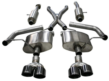 Corsa 18-20 Ford Mustang GT Convertible w/o Active Valves Sport Axle-Back w/ Black PVD 4in Tips 21050BLK 21050BLK User 1