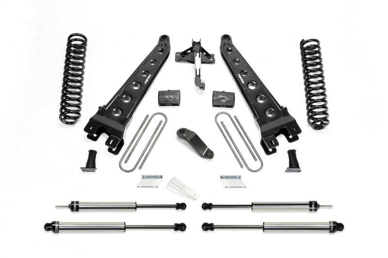 Fabtech 19-20 Ford F450/550 4WD 6in Radius Arm System w/DL Shocks K2335DL K2335DL Photo - Primary