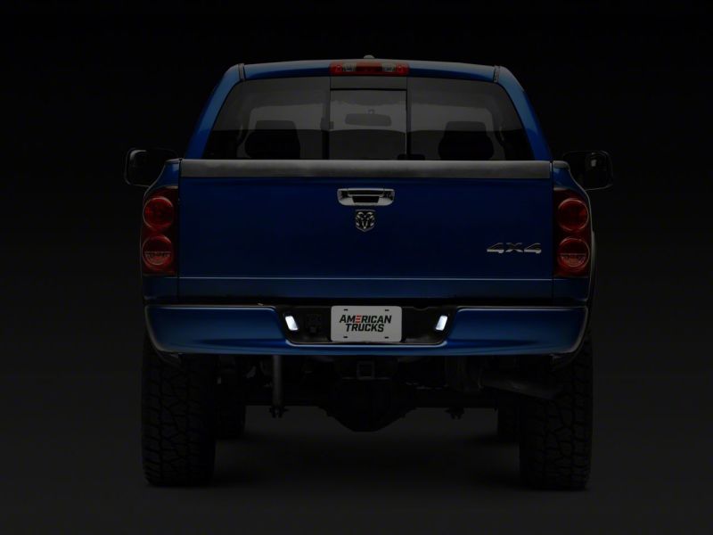 Raxiom 03-18 Dodge RAM 1500 Axial Series LED License Plate Lamps R109176 R109176 Photo - Close Up