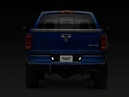 Raxiom 03-18 Dodge RAM 1500 Axial Series LED License Plate Lamps R109176 R109176 Photo - Close Up