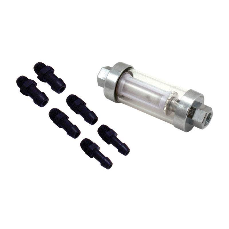 Spectre Premium Clearview Fuel Filter (Incl. 1/4in. / 5/16in. / 3/8in. Barb Fittings) 2369 2369 Photo - Primary
